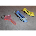 Key Chain Lot: Fashion High Heels & Pink Acrylic Key