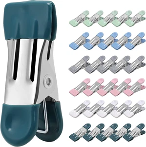 Strong Stainless Steel Clothes Pins Metal Laundry Pegs Metal Chip Clips 30 PCS - Picture 1 of 11