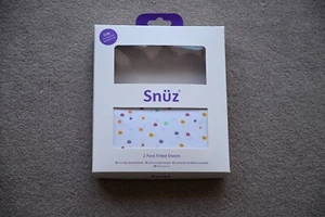 Neu SunzPod Snuz Pod Beistellbett gepunktet mehrfarbig Spannbetttuch - Bild 1 von 2