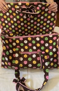 Polka Dot Garmet and Duffel Bag Combo - Picture 1 of 5