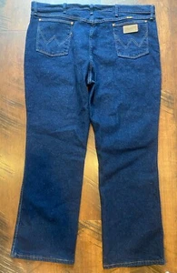 Vintage Wrangler Denim Jeans Dunkelblau Herren 46X30, 947STR Cowboy Western - Bild 1 von 8