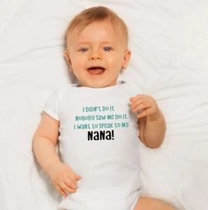 I didn't do it! ~ Cute Funny Baby Onesie ~ Free Shipping ~ Great Gift! - Picture 1 of 5