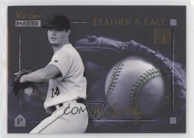 2022 Wild Card Matte SP Exclusive Leather & Lace Blue/Green /4 Aaron Shortridge - Image 1 of 2