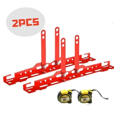 2x Placa de herramienta de alineación de punta de rueda Automotriz Alineación de rueda Herramienta de inclinación Roja Foto 1 de 4