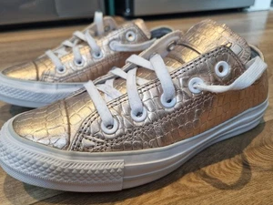 Women's CONVERSE ALL STAR Size 4 Deck Pumps Beach Holiday Shoes Trainers - Picture 1 of 8