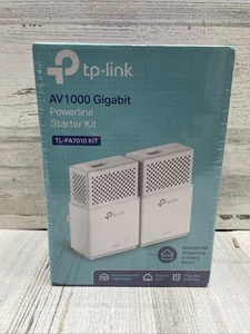 TP-LINK TL-PA7010 AV1000 Gigabit Powerline Starter Kit 1000mbps NEU VERSIEGELT - Bild 1 von 7