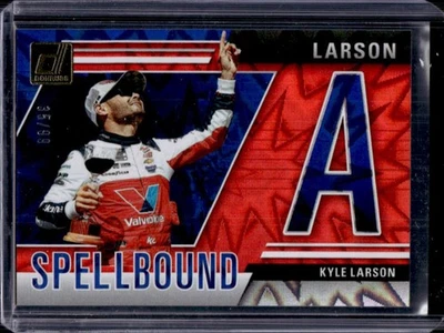 2025 Donruss NASCAR Kyle Larson Spellbound Red Xplosion #35/99 - Image 1 of 2