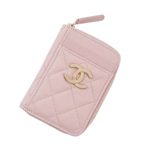 CHANEL Matelasse Timeless Classic Coin Purse Calfskin Pink AP2966 - Picture 1 of 8