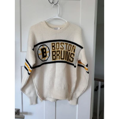 Vintage VTG Cliff Engle Ltd Boston Bruins Wool Blend Sweater Mens Medium - Image 1 of 4