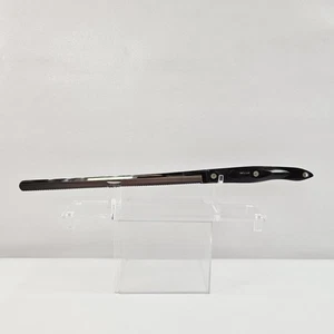 Cutco 1724 Brown Swirl Handle Serrated Slicer Bread Knife 9 3/4 Blade USA - Picture 1 of 21