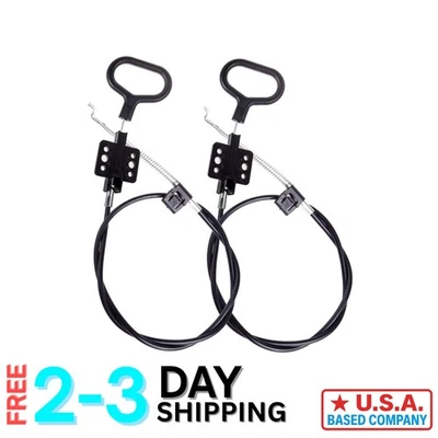 D-Ring Pull Recliner Cables, 36.5 Inch Length for Easy Replacement - Image 1 of 4