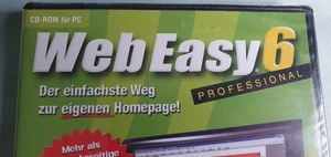 Web Easy 6 Professional / CD-Rom für PC / Websiten erstellen / unbenutzt - Bild 1 von 3