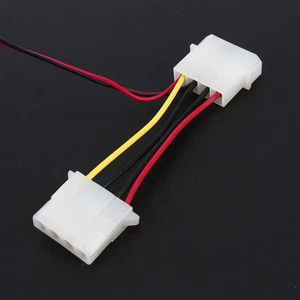 4Pin DC 12V 80mm Blue LED Light CPU PC Computer Cooling Case Fan NEW - Afbeelding 1 van 11