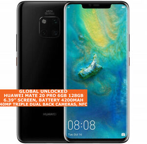 HUAWEI MATE 20 PRO LYA-L09/L29 6gb 128gb Octa-Core 6.39" Face Id Android 9.0