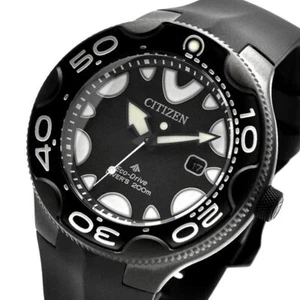 CITIZEN PROMASTER SEA COLLECTION BN0235-01E Black ORCA Men's Watch New in Box - Picture 1 of 11