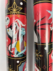 Disney THE NIGHTMARE BEFORE CHRISTMAS Wrapping Paper 70 sq ft Jack Skellington - Picture 1 of 7