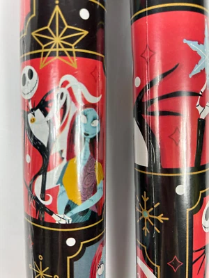 Disney THE NIGHTMARE BEFORE CHRISTMAS Wrapping Paper 70 sq ft Jack Skellington - Image 1 of 4