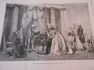 Engraving 1873 - The Aunt in Succession after M. Worms - Picture 1 of 1