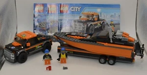 LEGO® City  4x4 with Powerboat #60085 - 99% Complete (Missing 3 stickers) - Picture 1 of 8