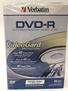 Verbatim DVD+R RW mit VideoGard Kratzschutz 10er-Pack Discs in Zierhüllen - Bild 1 von 6