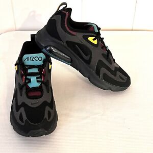 Nike Air Max 200 Black Anthracite Bordeaux Shoe AT6175-001 Women 6.5