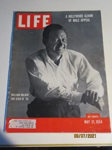 Life, 31. Mai 1954 William Holden Cover / Great Car Ads / Top Movie Stars  - Bild 1 von 5
