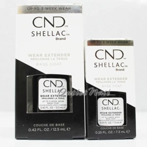 CND Shellac UV LED Gel - WEAR EXTENDER Base Coat (3 week wear) 0.25oz / 0.5oz - Picture 1 of 9