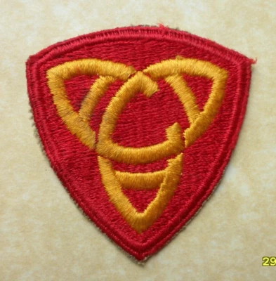 Original WW2 US Anti-Aircraft Artillery Command Eastern Defense Command Patch - Image 1 of 2