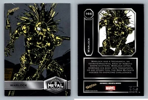 WARLOCK #166 - 2020 Marvel X-Men Metal Universe Black Epack Exclusive - Picture 1 of 1