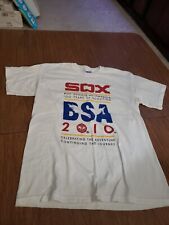 White Sox BSA BOY SCOUTS OF AMERICA 100 YEARS OF SCOUTING 1910-2010 T-SHIRT-Sz M