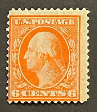 Travelstamps: US Stamps Scott #336 - 6 Cent Washington Mint MOGH