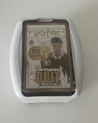 Harry Potter Top Trumps Quiz with a Twist 500 Questions New in Sealed Box - Image 1 of 2