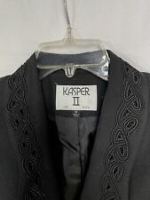Kasper Womens Notched Collar Suit Separate One-Button Blazer Jacket BHFO  4699 