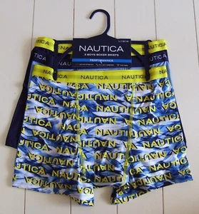 Boys Youth Nautica 3 Pack Performance Tag Free Boxer Briefs M 8-10 - Picture 1 of 5