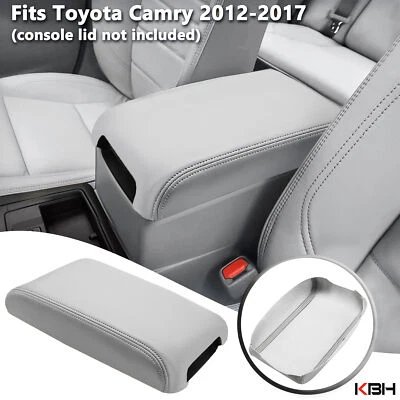 Fits Toyota Camry 2012-2017 Middle Console Lid Arm Rest Protect Cover trim Gray - Image 1 of 4