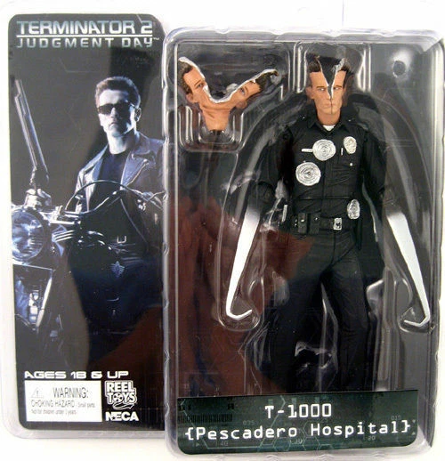NECA The Terminator 2 Action Figure T-1000 Pescadero Hospital Figure Toy 7"18cm - Image 1 of 1