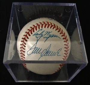 HALL OF FAME PITCHERS Signed Baseball SPAHN, SEAVER, SUTTON & 2 Others JSA COA - Picture 1 of 8