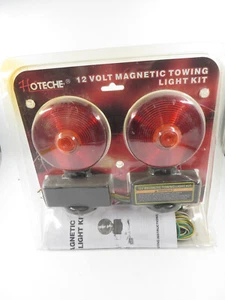 Kit lumière de remorquage magnétique Hoteche 12 volts 4 broches 20 pieds faisceau de câblage NEUF dans son emballage - Photo 1/4