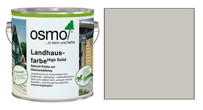 OSMO 2708 Landhausfarbe Kieselgrau 2,5 Ltr - Bild 1 von 2