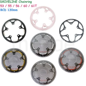 DRIVELINE Bike Bicycle Chainring 53/55/56/60/61T 7075-CNC for BCD:130MM crankset - Picture 1 of 8