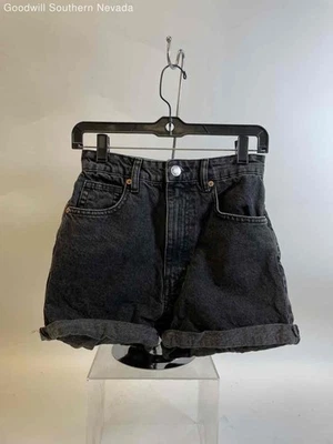 Zara Women's Black Shorts - Size 2 - Image 1 of 4