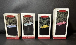 Menge 4 Hallmark Weihnachtsschmuck Classic American Cars Sammler Serie - Bild 1 von 5