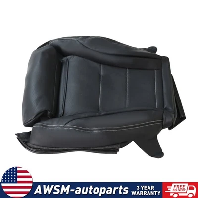 For 2015-2021 Mercedes Benz C300 C350 Driver Bottom Leather Seat Cover Black Foto 1 de 4