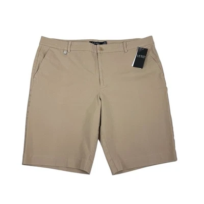Lauren Ralph Lauren Women’s Cotton Stretch Bermuda Shorts Tan Size 10 New $80 - Image 1 of 4