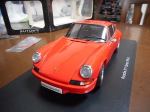 Porsche 911 Carrera RS 2.7 1973 1/18 Orange Narrow Ducktail Model Car - Picture 1 of 5