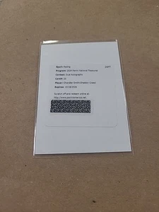 2024 NT Chander Smith Sheldon Creed Dual Auto Redemption Card #20 C002601 - Picture 1 of 2