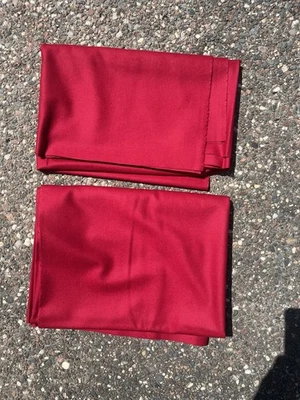 Classic Pendleton 100% Wool Fabric  - Red - Image 1 of 4