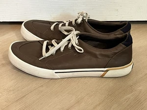 Sperry Boys Harbor Tide SCK266726 Brown Lace Up Casual Shoes Sneakers Size 7M - Picture 1 of 6