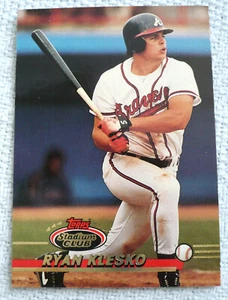 RYAN KLESKO - #541 - 1993 Topps Stadium Club - Atlanta Braves - TOP ZUSTAND - Bild 1 von 2
