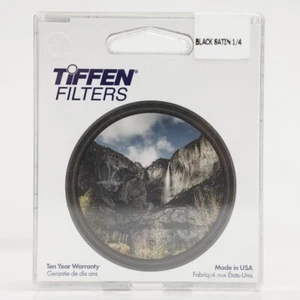 Tiffen 77mm 1/4 Black Satin Lens Filter - New UK Stock - Picture 1 of 3